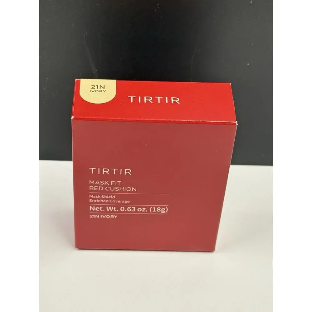 [US Seller] TIRTIR Mask Fit Red Cushion Foundation 21N Ivory (0.63 Fl Oz)